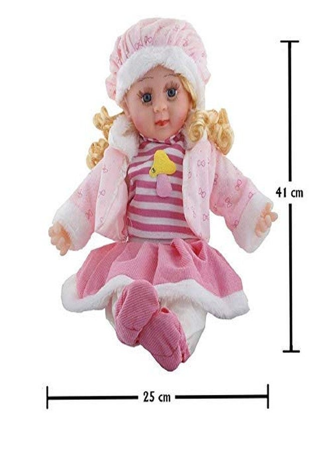 شريجي دمية شريجيه الناعمة للأطفال، تغني أغاني أميرة جميلة المظهر، لعبة موسيقية للبنات (ألوان فساتين متنوعة) - Image 3